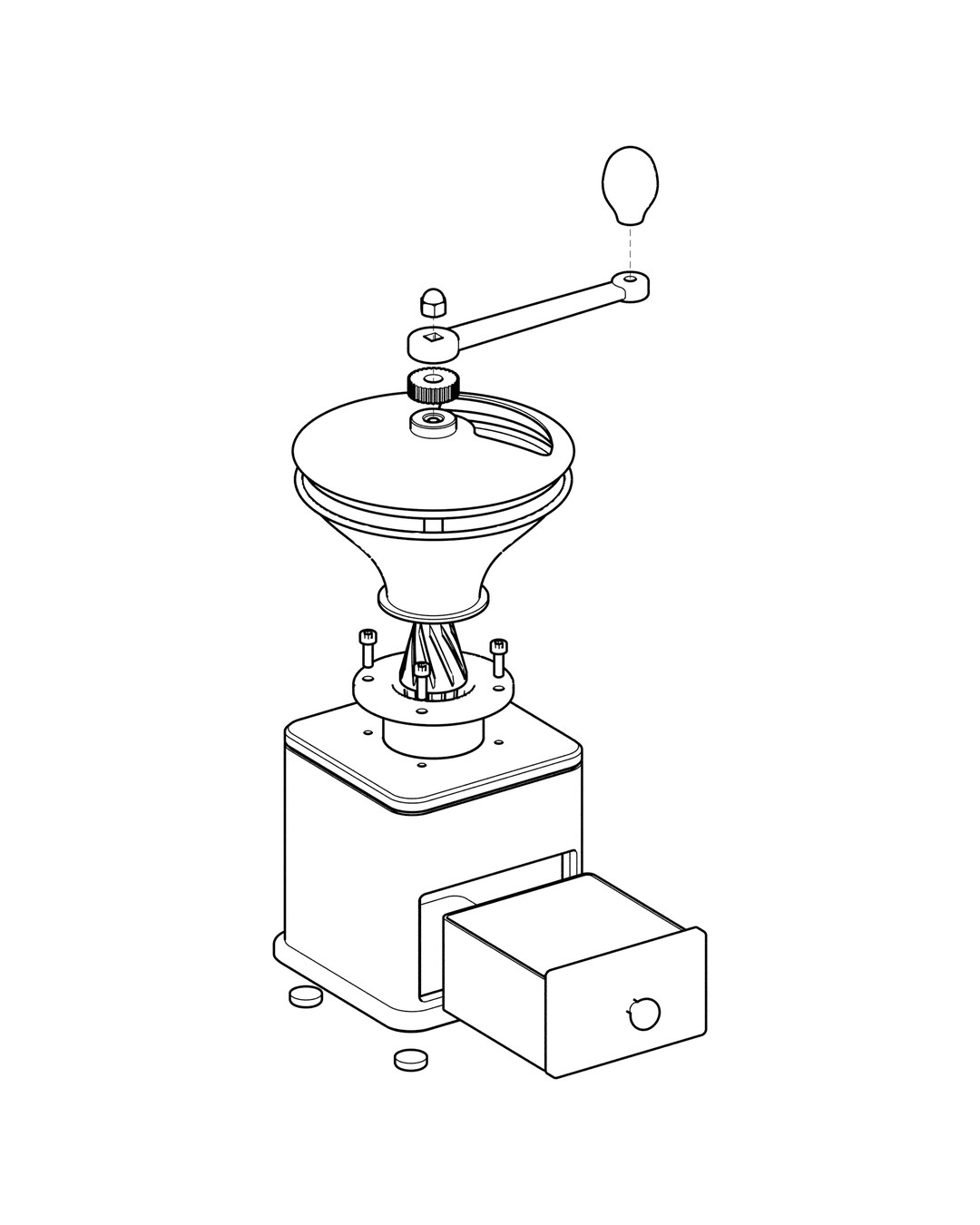 Macinacaffè da tavolo